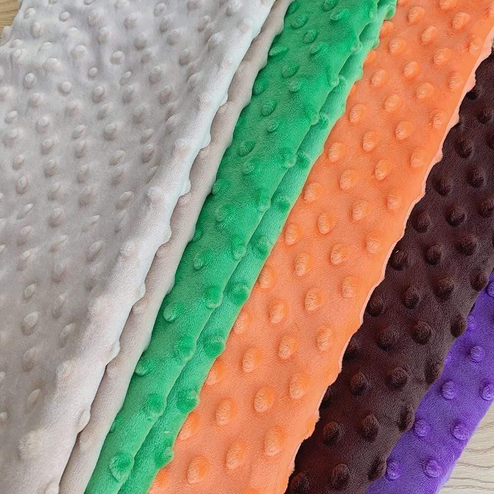 Planet Gates 70x100cm Minky Fabric For Sewing 30 Colors Super Soft Minky Dot Plush Fabric Eco-Friendly Polyester Handwork Fabric