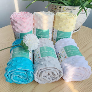Planet Gates 70x100cm Minky Fabric For Sewing 30 Colors Super Soft Minky Dot Plush Fabric Eco-Friendly Polyester Handwork Fabric