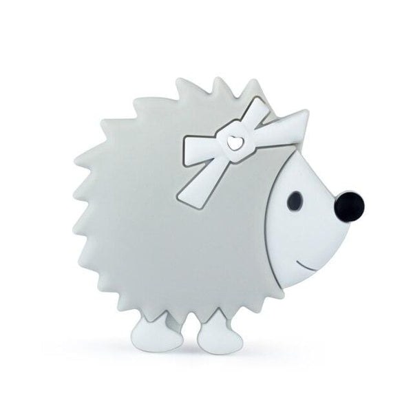 Planet Gates 71-Gray-1pc 1pc Hedgehog Silicone Teether Animal Cartoon Baby teething Necklace Chew Charms Baby Products Toddler Toys
