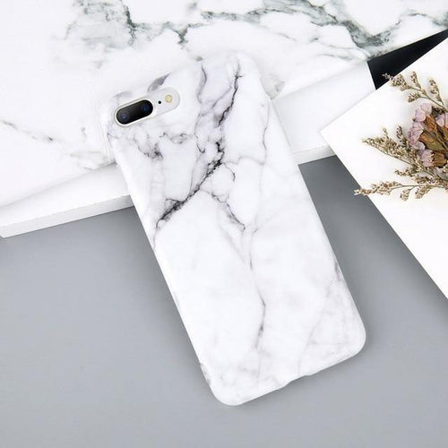 Planet Gates 7112 / For iPhone X USLION Marble Case For iPhone 7 6 Silicone Case For iPhone X Glossy Stone Image Phone Back Cover For iPhone 8 7 6S Plus TPU Case