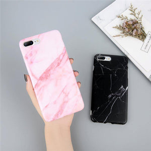 Planet Gates 7112 / For iPhone X USLION Marble Case For iPhone 7 6 Silicone Case For iPhone X Glossy Stone Image Phone Back Cover For iPhone 8 7 6S Plus TPU Case