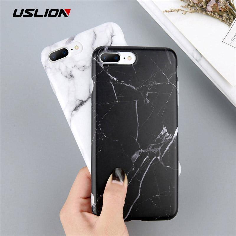 Planet Gates 7112 / For iPhone X USLION Marble Case For iPhone 7 6 Silicone Case For iPhone X Glossy Stone Image Phone Back Cover For iPhone 8 7 6S Plus TPU Case