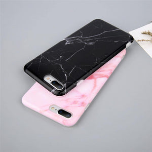Planet Gates 7112 / For iPhone X USLION Marble Case For iPhone 7 6 Silicone Case For iPhone X Glossy Stone Image Phone Back Cover For iPhone 8 7 6S Plus TPU Case
