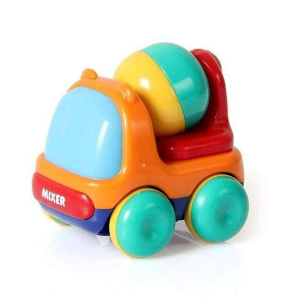 Planet Gates 717 MIXER Baby Inertia Vehicles Push and Go Toddlers Mini Friction Plastic Powered Car Toys Gift for Children Kids Boys and Girls