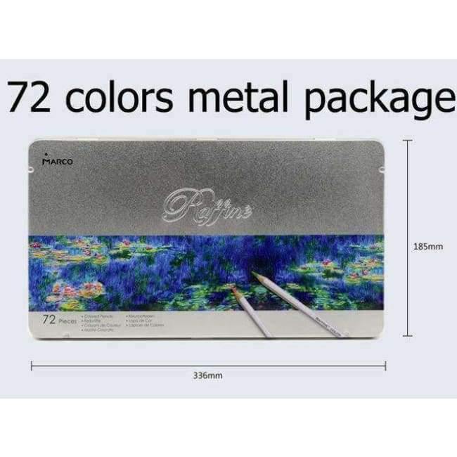 Planet Gates 48 colors 72pcs Colored Pencil Painting Set lapis de cor Non-toxic Lead-free Oily Color Pencil Writing Pen Office & School Supplies