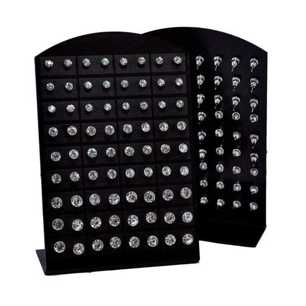 Planet Gates 720Pcs 10 Sets Women Zircon 316L Stainless Steel Stud Earrings For Woman Fashion Jewelry Wholesale Bulks Lots Hot Sale BL285