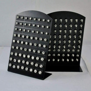 Planet Gates 720Pcs 10 Sets Women Zircon 316L Stainless Steel Stud Earrings For Woman Fashion Jewelry Wholesale Bulks Lots Hot Sale BL285