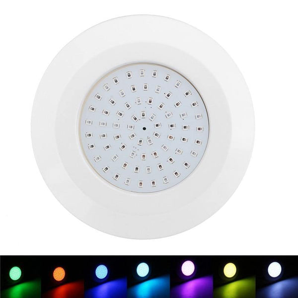 Planet Gates 72LED 9W Underwater Swimming Pool Light Spa Pond Lamp DC12V IP68 Waterproof RGB with Controller Support Dropshipping