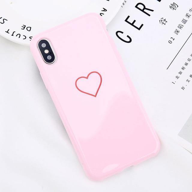 Planet Gates USLION Crown Phone Case For iPhone XS MAX 6 6s Plus Letter KING Back Cover Love Heart Soft TPU Cases For iPhone XR X 8 7 Plus