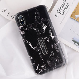 Planet Gates 7455 / For iPhone 6 6s USLION Marble Case For iPhone 7 Plus XR XS Max Hide Ring Stand Holder Phone Cases For iPhone X 8 7 6 6s Plus Hard PC Back Cover