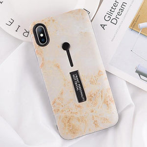Planet Gates 7456 / For iPhone 6 6s USLION Marble Case For iPhone 7 Plus XR XS Max Hide Ring Stand Holder Phone Cases For iPhone X 8 7 6 6s Plus Hard PC Back Cover