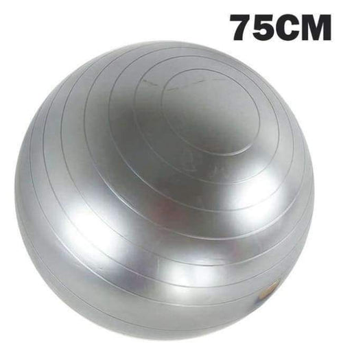 Planet Gates 75CM Grey / China Sports Yoga Balls Bola Pilates Fitness Gym Balance Fitball Exercise Pilates Workout Massage Ball 45cm 55cm 65cm 75cm