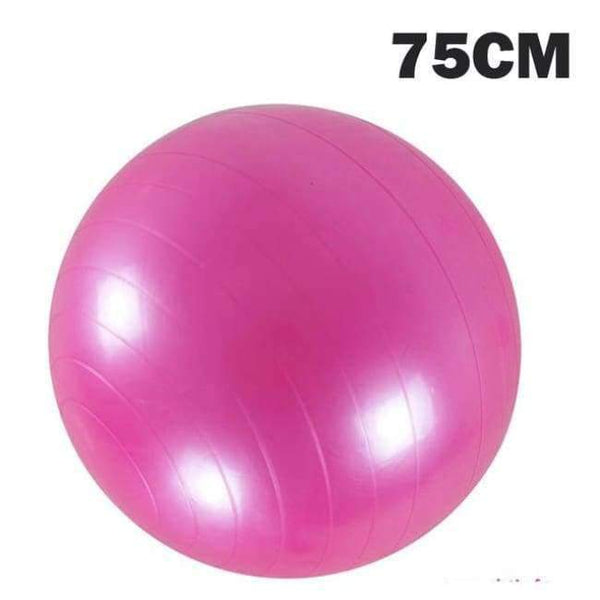 Planet Gates 75CM Pink / China Sports Yoga Balls Bola Pilates Fitness Gym Balance Fitball Exercise Pilates Workout Massage Ball 45cm 55cm 65cm 75cm