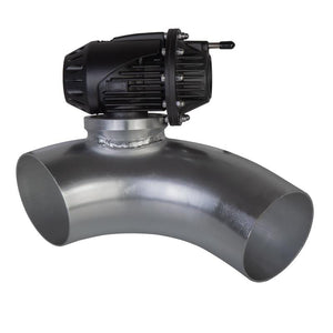 Planet Gates 75mm 90 Degree Flange Pipe+ Adjustable SSQV SQV 4 dump Blow Off Valve BOV II 2 Black / Silver