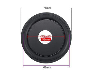 Rubber Bass Radiator Passive Radiator Speaker Woofer Vibration Membrane 30.5MM 40MM 50MM 75MM 85MM NEW 2PCS