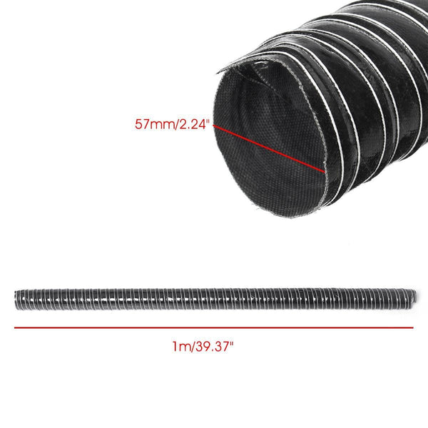 Planet Gates 76/70/63/60/57/51/45mm Car Hood Air Intake Pipe Air Ducting Hose Tube Flexible Filter Pipes Universal