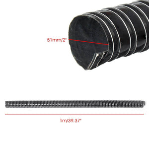 Planet Gates 76/70/63/60/57/51/45mm Car Hood Air Intake Pipe Air Ducting Hose Tube Flexible Filter Pipes Universal