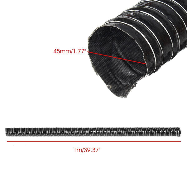 Planet Gates 76/70/63/60/57/51/45mm Car Hood Air Intake Pipe Air Ducting Hose Tube Flexible Filter Pipes Universal