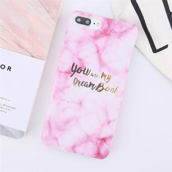 Planet Gates 7886 / For iPhone X USLION Ultra Thin Matte PC Case For iPhone 8 7 Plus Marble Stone Cover For iPhone XS Max XR X 6 6S Plus Letter Hard Phone Cases