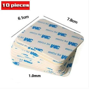 Planet Gates 78mm61mm1.0mm 10pcs 1 3M Strong Double Sided Adhesive Acrylic Foam Tape Two Sides Mounting Sticky Tape Free shipping