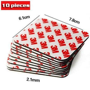 Planet Gates 78mm61mm2.1mm 10pcs 3M Strong Double Sided Adhesive Acrylic Foam Tape Two Sides Mounting Sticky Tape Free shipping