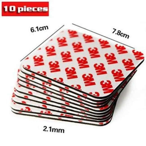 Planet Gates 78mm61mm2.1mm 10pcs 3M Strong Double Sided Adhesive Acrylic Foam Tape Two Sides Mounting Sticky Tape Free shipping