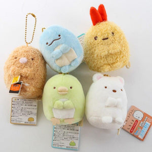 7Cm Sumikko Gurashi Plush Pendant Keychain Plush Toys For Childen Kids Stuffed Doll Toys Girls Birthday Gift Bag Hang Pendant