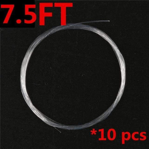 Planet Gates 7ft / 0.1 / Tippet 10 Pieces Tapered Leader  Fly Fishing Line 9ft / 12ft / 15ft 0X-7X Nylon Fly Fishing Leader Clear