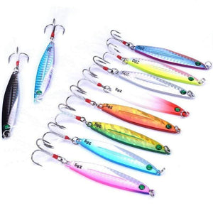Planet Gates 7g FS0641ZH Fishing Spoon Sea Pesca Hard Lure Bait Fishing Tackle AOrace Metal Jigging lures 7g 10g 14g 17g 21g 28g 40g 10PCS