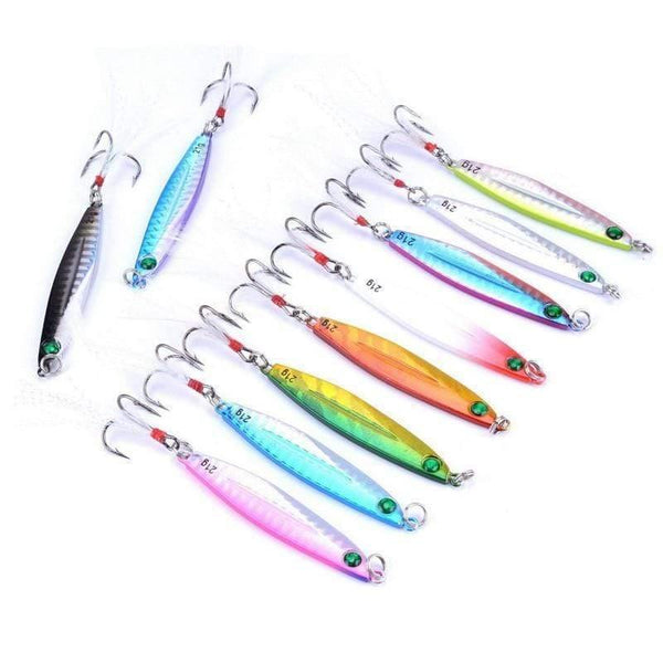 Planet Gates 7g FS0641ZH Fishing Spoon Sea Pesca Hard Lure Bait Fishing Tackle AOrace Metal Jigging lures 7g 10g 14g 17g 21g 28g 40g 10PCS