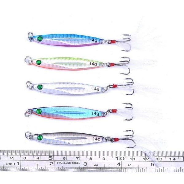 Planet Gates 7g FS0641ZH Fishing Spoon Sea Pesca Hard Lure Bait Fishing Tackle AOrace Metal Jigging lures 7g 10g 14g 17g 21g 28g 40g 10PCS