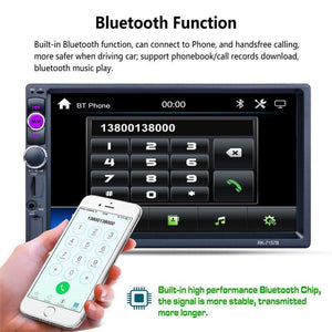 Planet Gates 7inch  2DIN Car Bluetooth MP5 Player Rear View Camera FM / AM / RDS / BT Steering Wheel Control Car Radio Media Player