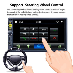 Planet Gates 7inch  2DIN Car Bluetooth MP5 Player Rear View Camera FM / AM / RDS / BT Steering Wheel Control Car Radio Media Player