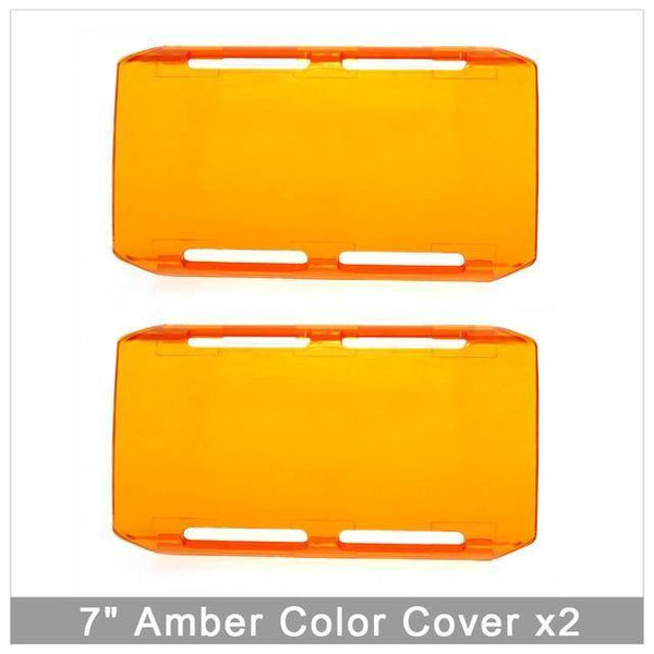 Planet Gates 7Inch Amber Cover x2 60W 120W 180W 4x4 Offroad Led Light Bar For Cars Combo Beams Off road SUV ATV Tractor Boat Trucks Excavator 12V 24V Work Lights