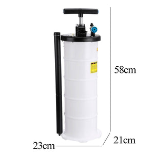 Planet Gates 7L Manual/Pneumatic Fluid Extractor Oil Transfer Pump Engine Diesel Fuel Tank Car Truck Boat Portable Vacuum Fluid Extractor Kit