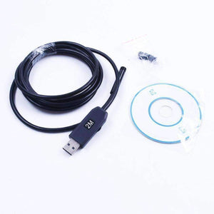 Planet Gates 7MM 2M usb endoscope endoscoop Camera 6 LED Underwater Borescope Industrial Inspection camera Micro-cameras For Windows PC