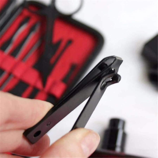 Planet Gates 7pcs 7/10/15PCS/set Nail Art Manicure Tools Set Nails Clipper Scissors Tweezer Knife Manicure Sets Case For Nail Manicure