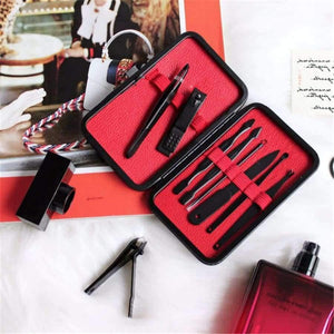 Planet Gates 7pcs 7/10/15PCS/set Nail Art Manicure Tools Set Nails Clipper Scissors Tweezer Knife Manicure Sets Case For Nail Manicure