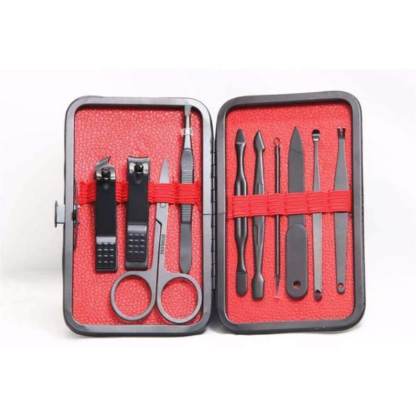 Planet Gates 7pcs 7/10/15PCS/set Nail Art Manicure Tools Set Nails Clipper Scissors Tweezer Knife Manicure Sets Case For Nail Manicure