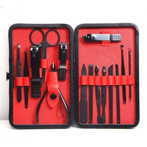 Planet Gates 7pcs 7/10/15PCS/set Nail Art Manicure Tools Set Nails Clipper Scissors Tweezer Knife Manicure Sets Case For Nail Manicure