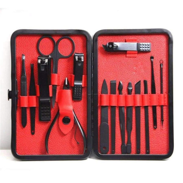 Planet Gates 7pcs 7/10/15PCS/set Nail Art Manicure Tools Set Nails Clipper Scissors Tweezer Knife Manicure Sets Case For Nail Manicure