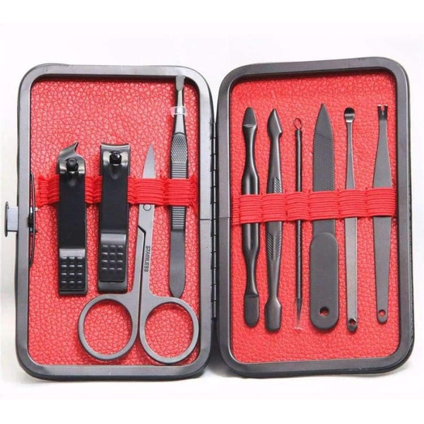 Planet Gates 7pcs 7/10/15PCS/set Nail Art Manicure Tools Set Nails Clipper Scissors Tweezer Knife Manicure Sets Case For Nail Manicure