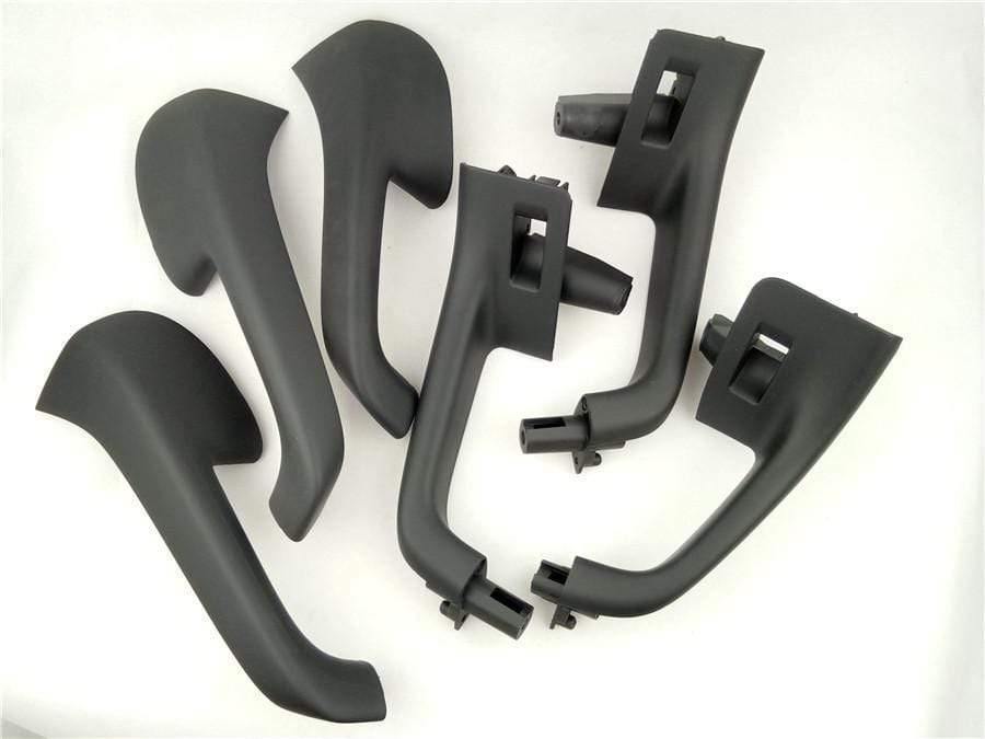 Planet Gates 7PCS Black Interior Handle Door Grab window switch Bezel cover For VW Volkswagen Golf 5 GTi MK5 Jetta inner armrest 1K0 868 040B