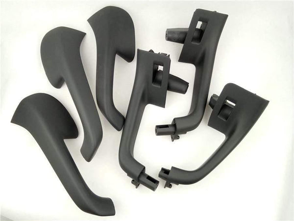 Planet Gates 7PCS Black Interior Handle Door Grab window switch Bezel cover For VW Volkswagen Golf 5 GTi MK5 Jetta inner armrest 1K0 868 040B