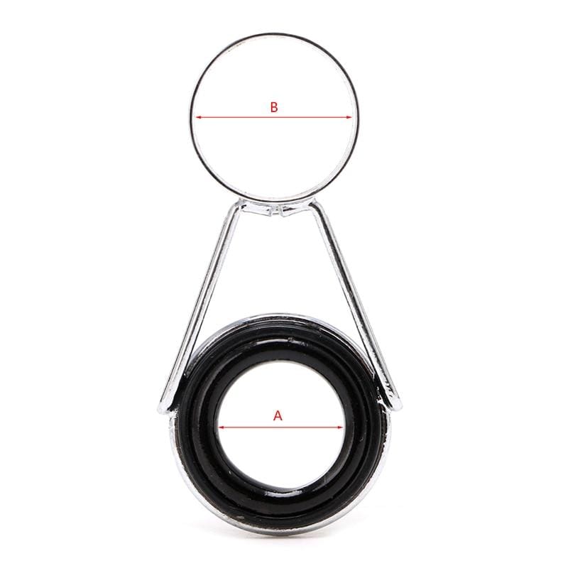 Planet Gates 7Pcs Telescopic Fishing Rod Guides Top Ring Set Raft Fishing Repair Accessories Fishing Rod Building Repair Raibow Eye Line Ring