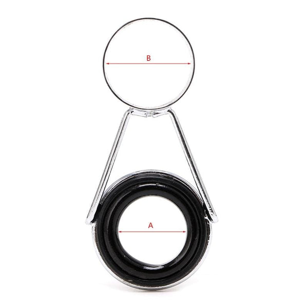 Planet Gates 7Pcs Telescopic Fishing Rod Guides Top Ring Set Raft Fishing Repair Accessories Fishing Rod Building Repair Raibow Eye Line Ring