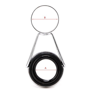 Planet Gates 7Pcs Telescopic Fishing Rod Guides Top Ring Set Raft Fishing Repair Accessories Fishing Rod Building Repair Raibow Eye Line Ring