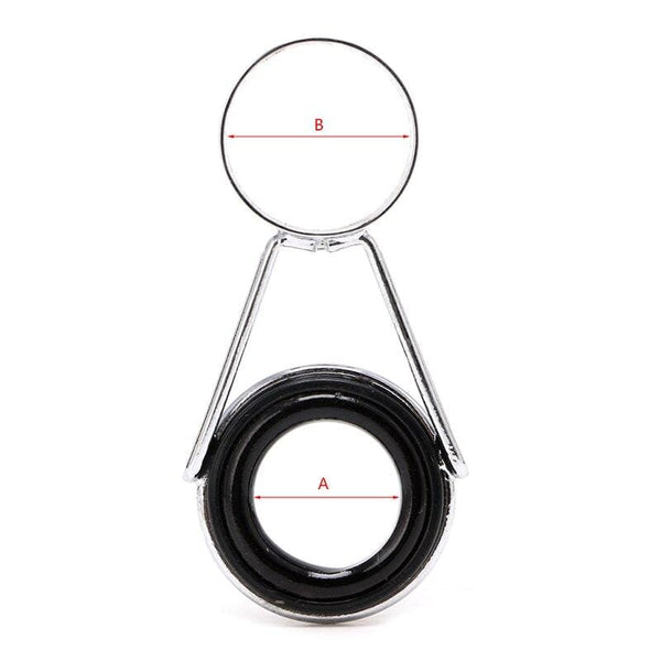 Planet Gates 7Pcs Telescopic Fishing Rod Guides Top Ring Set Raft Fishing Repair Accessories Fishing Rod Building Repair Raibow Eye Line Ring