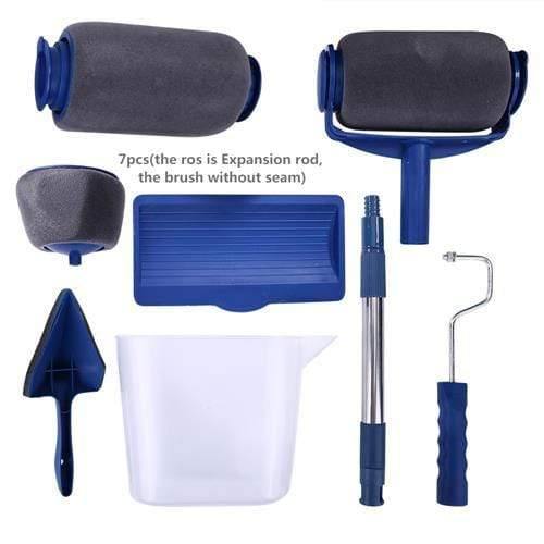 6/7pcs Seamless Paint Roller Multifunctional Paint Runner Roller Corner Brushes Set DIY Wall Painting Brushes Set