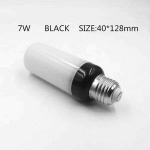 Planet Gates 7W Black Shell / E14 Creative 3 modes+Gravity Sensor Flame Lights E27 E26 E14 LED Flame Effect Fire Light Bulb 7W 9W Flickering Emulation Decor Lamp